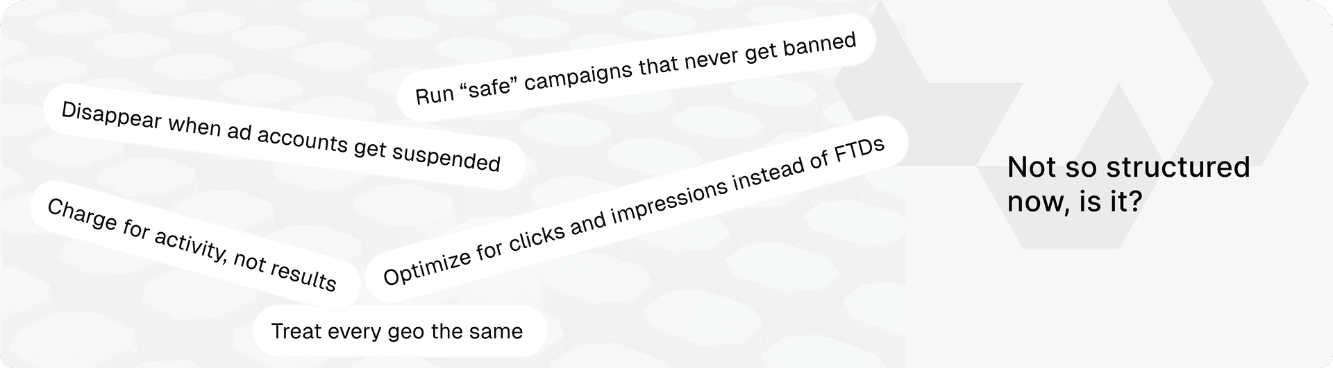 What most agencies do